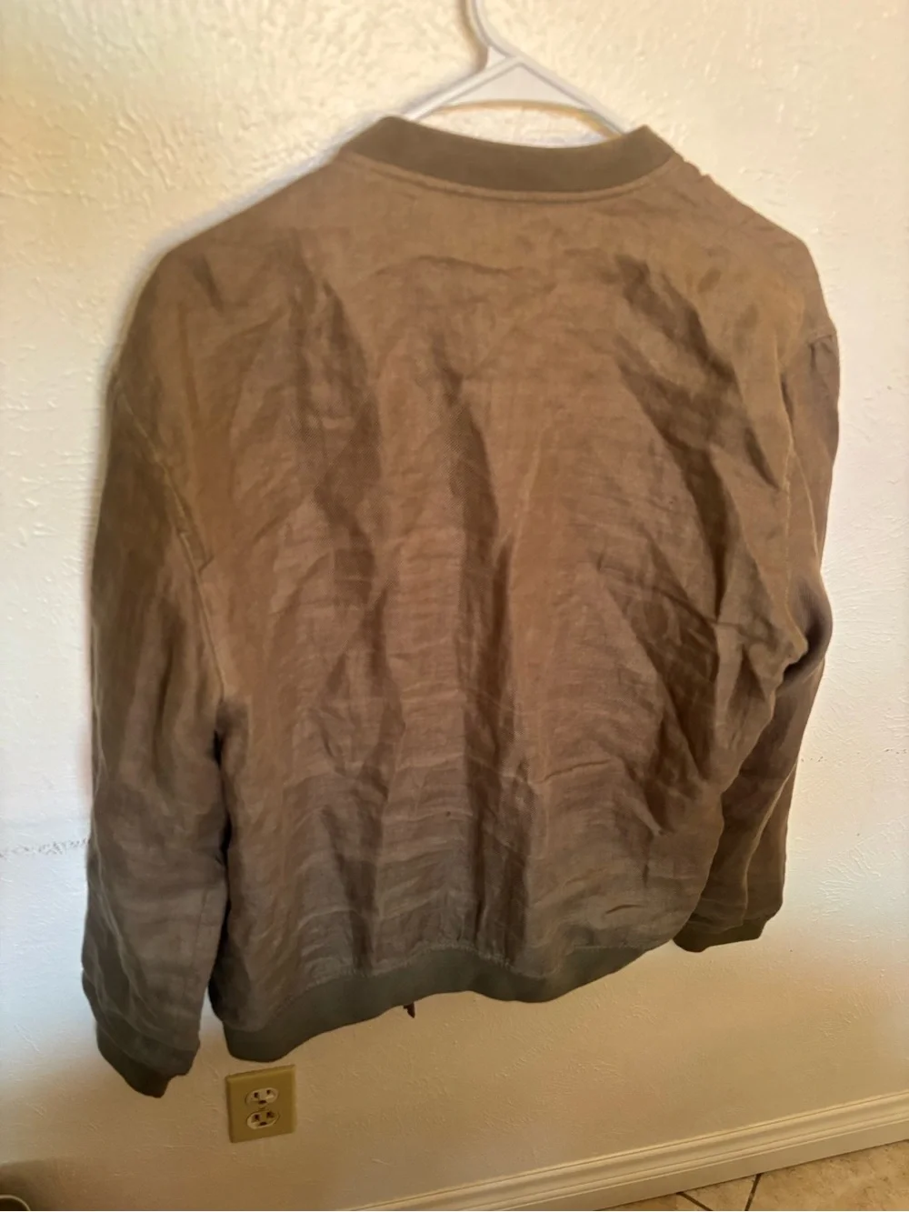 ZARA Men’s Olive Brown Bomber Jacket